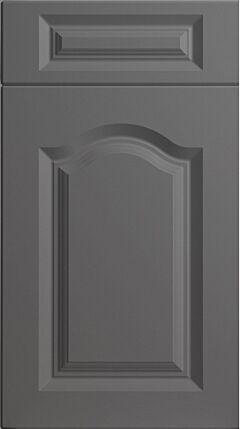 Cathedral Arch High Gloss Dust Grey Kitchen Doors