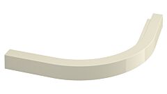 Square end curved cornice